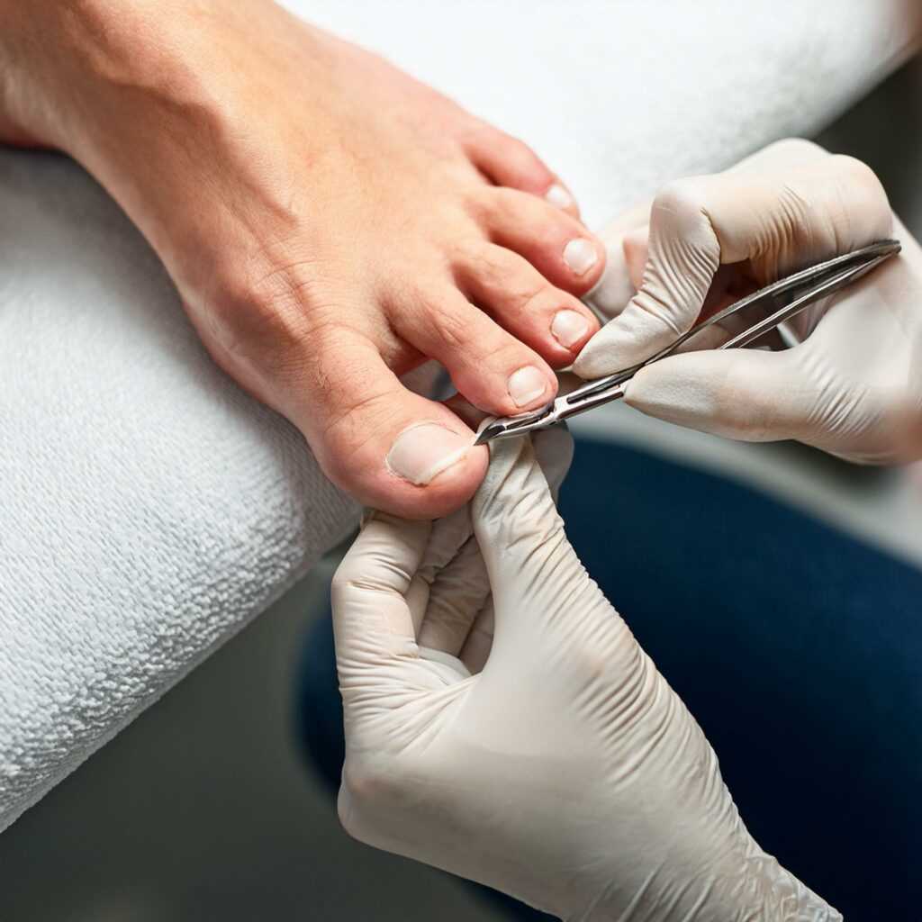 Firefly Pedicure leczniczy w gabinecie, widok tylko na stopy i ręce. Żeby było pięć palców u nogi i (2)