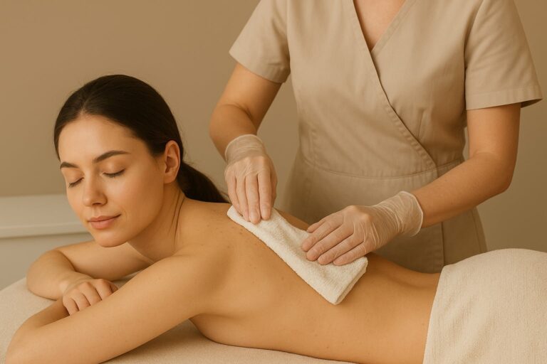 oczyszczanie pleców